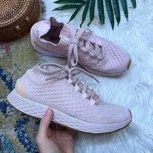 $150 NOBULL Allday Knit Walking Sneakers in Light Pink Womens 8.5 / Mens 7